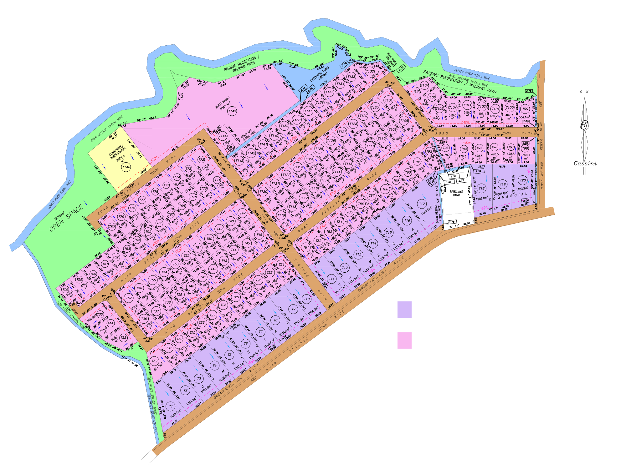 ONE47 cadastral surveyed Nov 2024